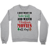 i just want to bake stuff and watch christmas movies all day Crewneck Sweatshirt