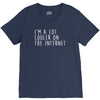 i'm a lot cooler on the internet V-Neck Tee