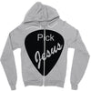 pick jesus bible Zipper Hoodie