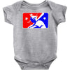 yoda baseball  funny Baby Onesie