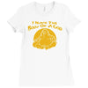 i have the body of a god Ladies Fitted T-Shirt