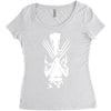 wolverine avengers inspired superhero Women's Triblend Scoop T-shirt