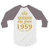 queens are born in 1959 3/4 Sleeve Shirt