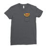 Pocket Burger Ladies Fitted T-Shirt