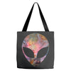 Psychic Alien Galaxy Tote Bags