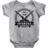 infamous 1949 Baby Bodysuit