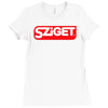 sziget europe festival music Ladies Fitted T-Shirt