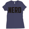 nerd (3) Ladies Fitted T-Shirt