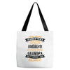 Super Cool Granddaughter Of A Freaking Awesome Grandpa Tote Bags