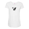 w clam Maternity Scoop Neck T-shirt