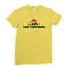 don't tread on me Ladies Fitted T-Shirt