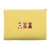 Three Cute But Angry Unicorn Accessory Pouches