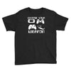 choose your weapon gamer finny retro Youth Tee
