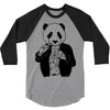 gangster panda 3/4 Sleeve Shirt