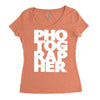 gift for photographer Women's Triblend Scoop T-shirt