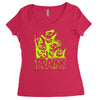 brain squad Women's Triblend Scoop T-shirt