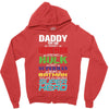 daddy you are my favorite superhero Zipper Hoodie