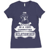 I Am Boxer Actually In A Very Commited Relationship Ladies Fitted T-Shirt