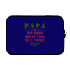 vater   die legende Laptop sleeve