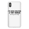 i've been creating a tiny human iPhoneX Case