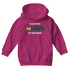 please wait. getting drunk. Youth Hoodie