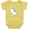 stabby the unicorn Baby Onesie