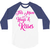 this mom hugs kiss es 3/4 Sleeve Shirt