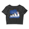 primordial snow Crop Top