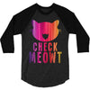 CHECK MEOWT CAT 3/4 Sleeve Shirt