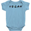 vegan friends tv show parody Baby Bodysuit