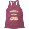 Super Cool Granddaughter Of A Freaking Awesome Father Racerback Tank