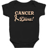 Cancer Picked The Wrong Diva Baby Bodysuit