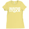 wayne's world waynestock rock band baseball jersey Ladies Fitted T-Shirt