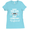 sorry this girl is already taken by a super sexy february boyfriend Ladies Fitted T-Shirt