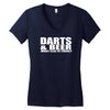 darts beer Women's V-Neck T-Shirt