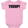 yuup humour Baby Onesie