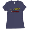 i put the cute in execute Ladies Fitted T-Shirt