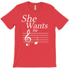 she wants the d black T-Shirt