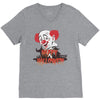 happy halloween clown V-Neck Tee