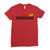 Fire Black Ladies Fitted T-Shirt