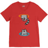 portal cat V-Neck Tee
