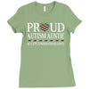 proud autism auntie Ladies Fitted T-Shirt