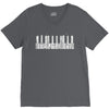 piano skyline V-Neck Tee