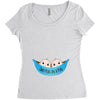 Two Peas In a Pod Twin Baby Boys Women's Triblend Scoop T-shirt