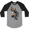 deathstroke marron 3/4 Sleeve Shirt