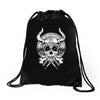 skull viking Drawstring Bags