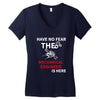 have no fear the mechanical engineer is here Women's V-Neck T-Shirt