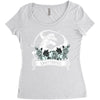 sagittarius rose zodiac Women's Triblend Scoop T-shirt