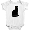 black cat Baby Bodysuit