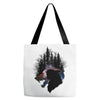 Mononoke Hime Siluet Tote Bags